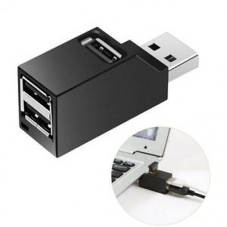 1X (nagy sebességű 3 portos USB 2.0 Multi HUB Splitter bővítő asztali PC B3G4 laptop)