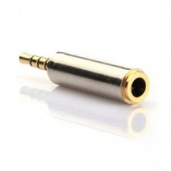 10x (2,5 mm-es hím-női audio 3,5 mm-es fejhallgató-csatlakozó adapter átalakító Arany N8I3)