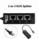 RJ45 hím - 3 RJ45 aljú hálózati hosszabbító kábel-elosztó LAN Etherne S7N3