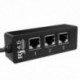 RJ45 hím - 3 RJ45 aljú hálózati hosszabbító kábel-elosztó LAN Etherne S7N3
