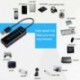 USB3.04 port HUB hub számítógép USB multi-interfész elosztó USB osztó egy U2V0