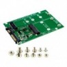 Vadonatúj csere NGFF M.2 B   M KULCS vagy mSATA SSD a SATA III 3 adapterhez C B6O1