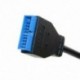 2X (USB 3.1 előlapi fejléc - USB 3.0 20Pin fejléc-hosszabbító kábel az A Z4N8-hoz