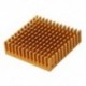 1X (arany tónusú alumínium 40mmx40mmx11mm hűtőbordás hűtő hűtőrács a CPU G7Z1-hez)