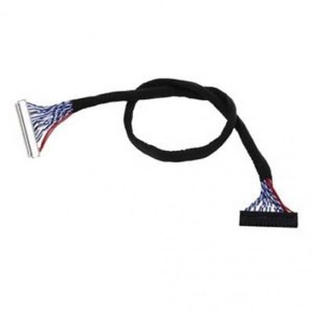 Fix-30P-S8 30 tűs, 2 csatornás, 8 bites LVDS-kábel Z2B7 D4F0 LCD kijelzőhöz