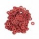 200 db 3X8X0,7 mm szigetelt, szálas szigetelő alátétek, távtartók, piros D2U2 R8V2