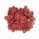 200 db 3X8X0,7 mm szigetelt, szálas szigetelő alátétek, távtartók, piros D2U2 R8V2