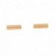 2X (50 db M2 belső menetes hengeres sárgaréz menetes támaszték M2x10mm D9N4)