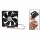 PC kefe nélküli DC hűtőventilátor 4 tűs csatlakozóval 7 pengék 12V 12cm 120mm I7J6