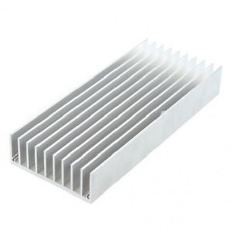 130 mm x 56 mm x 20 mm Hűtőborda hő diffúz alumínium hűtés Fin D3Y2