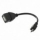 1X (USB A 2.0 aljzat - Micro USB B aljzat kábel adapter C4K6)
