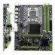 X58 Lga 1366 alaplap támogatása a REG ECC szerver memóriához és a Xeon H5Q2 folyamathoz