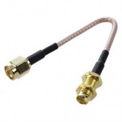 SMA női és férfi koaxiális kábel antenna adapter 11cm F0U3