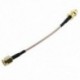 SMA női és férfi koaxiális kábel antenna adapter 11cm F0U3