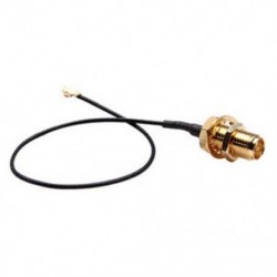 15 cm U.FL / IPX to RP-SMA női antenna pigtail jumper kábel arany U4J5 F1O8 U2N0