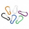 1X (6x alumínium karabiner tábor Snap Hook kulcstartó N5Y7)