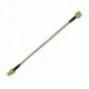 2x antenna kábel SMA aljzat SMA aljzathoz F / M csatlakozó kábel adapter arany   B D3E7