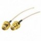 1X (4 db RF U.FL (IPEX / IPX) mini PCI csomag az SMA női pigtail antenna Wi-Fi B9P3-hoz