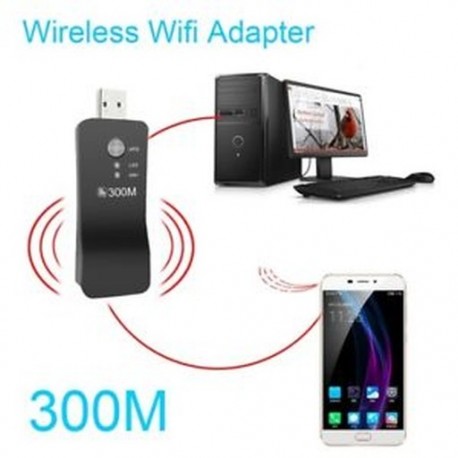 Új 300Mbps vezeték nélküli USB WiFi Wi-Fi Wi-Fi adapter külső antennahálózattal, K2T8