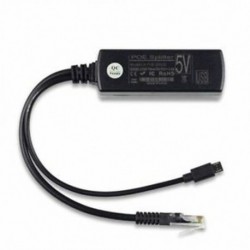 2X (POE tápegység modul elkülönített elosztó 48V - 5V2.4A USB int T8R0