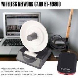 1X (Jelszómegszakító Beini Internet nagy hatótávolságú 3000mW kettős Wifi antenna USB R5W0