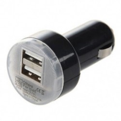 1X (fekete dupla USB autós töltő hálózati adapter Apple iPad 2 P1Z9-hez)