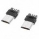 10 db A-típusú micro USB típusú 5-pólusú csatlakozók csatlakozója, N1Y1