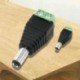 1X (2,1 x 5,5 mm-es egyenáramú dugaszoló dugasz csatlakozó CCTV kamera R5H9)