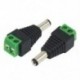 1X (2,1 x 5,5 mm-es egyenáramú dugaszoló dugasz csatlakozó CCTV kamera R5H9)