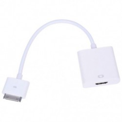 2X (dokkoló csatlakozó HDMI HDTV TV adapterkábelhez az iPad iPad2 iPad3 iPhone Y4W5 készülékhez