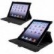 2X (360 fokos forgatható bőr tok, kompatibilis az Apple iPad 2 / iPad 3rd G J8G6-tal