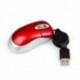 1X (hordozható, bővíthető, mini USB vezetékes optikai egér egerek PC Z6E7 laptophoz)