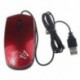 2X (Pillangó mintázatú USB 2.0 Mini vezetékes optikai egér PC U5E2 számítógéphez