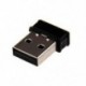 2,4 GHz-es optikai vezeték nélküli USB egér egerek csendes csendes laptopokhoz, Mac Black Z9J5
