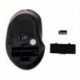 2,4 GHz-es optikai vezeték nélküli USB egér egerek csendes csendes laptopokhoz, Mac Black Z9J5