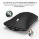4X (HXSJ egyszerű néma egér Bluetooth 4.0 USB kettős üzemmódú 2.4G1600dpi optikaiR6B2