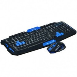 2X (Hk8100 2.4G vezeték nélküli Gaming Keyboard Mouse Combo Ergonómia Vízálló O G6M7
