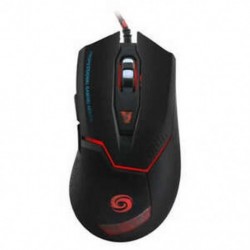 8X (K1020 Rgb háttérvilágítású USB optikai játék egér 1600/2400 / 3200Dpi ergonómikus P6L7