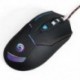 8X (K1020 Rgb háttérvilágítású USB optikai játék egér 1600/2400 / 3200Dpi ergonómikus P6L7