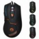 8X (K1020 Rgb háttérvilágítású USB optikai játék egér 1600/2400 / 3200Dpi ergonómikus P6L7