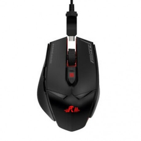 2X (a Rii M01 piros LED vezetékes, mechanikus, hűvös játék egérrel, PC G3X7 van felszerelve