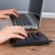6X (LED háromszínű hordozható USB numerikus billentyűzet 19 kulcsos bemeneti eszközök Külső L8I7