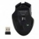 6X (Hang nélküli vezeték nélküli egér, újratölthető 2.4G USB, kompatibilis a Windows 7/8/1 E4X6-tal