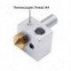 Kiváló minőségű MK10 extruder készlet M7 fúvóka alumínium fűtőblokk PTFE torok O2Y7