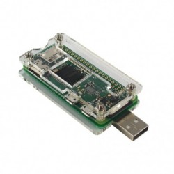 Rossz USB-kiegészítőkártyás USB-A csatlakozó átlátszó tokja a Raspberry Pi Zero Z4F7-hez