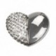 Diamante szív függő lánc USB 2.0 4 GB-os 4G flash memóriakártya Pen Drive N4L2