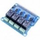 1 db Raspberry Pi tápegységrelé bővítőmodul pajzs támogatja az Rpi A   N5W6-ot