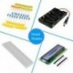 Alapvető 1602LCD kezdőkészlet az Arduino LED Servo Buzzer ellenállás jumperhez PDF B3B7