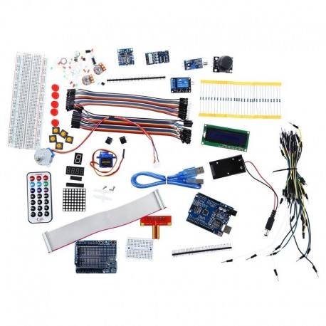 Új, tökéletes UNO R3 indítókészlet az Arduino 1602LCD RTC N1G2 szervomotorhoz