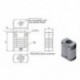 1X (22x27 mm-es alumínium hűtőborda hűtőblokkok MK10 B B8L2 3D nyomtató-extruder számára)